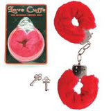 Love Cuffs Plush - Red - Condom-USA - 3