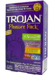 Trojan Pleasure Pack-12pk - Condom-USA
