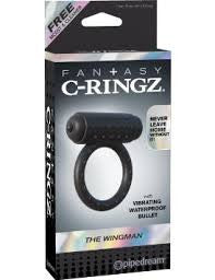 Fantasy C-Ringz the Wingman, Black - Condom-USA
 - 5