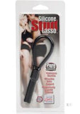 Silicone Stud Lasso Ring - Black - Condom-USA - 3