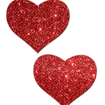 Pastease Heart  Red Glitter - Condom-USA
