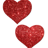 Pastease Heart  Red Glitter - Condom-USA
