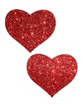 Pastease Heart  Red Glitter - Condom-USA