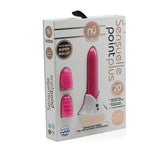 nü Sensuelle Point Plus 20-Function Rechargeable Silicone Bullet Vibrator with Textured Tips