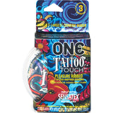 ONE Tatoo Pleasure Ribbed - 3pk