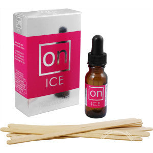 ON ICE BUZZING AND COOLING FEMALE AROUSAL OIL - Condom-USA
 - 1