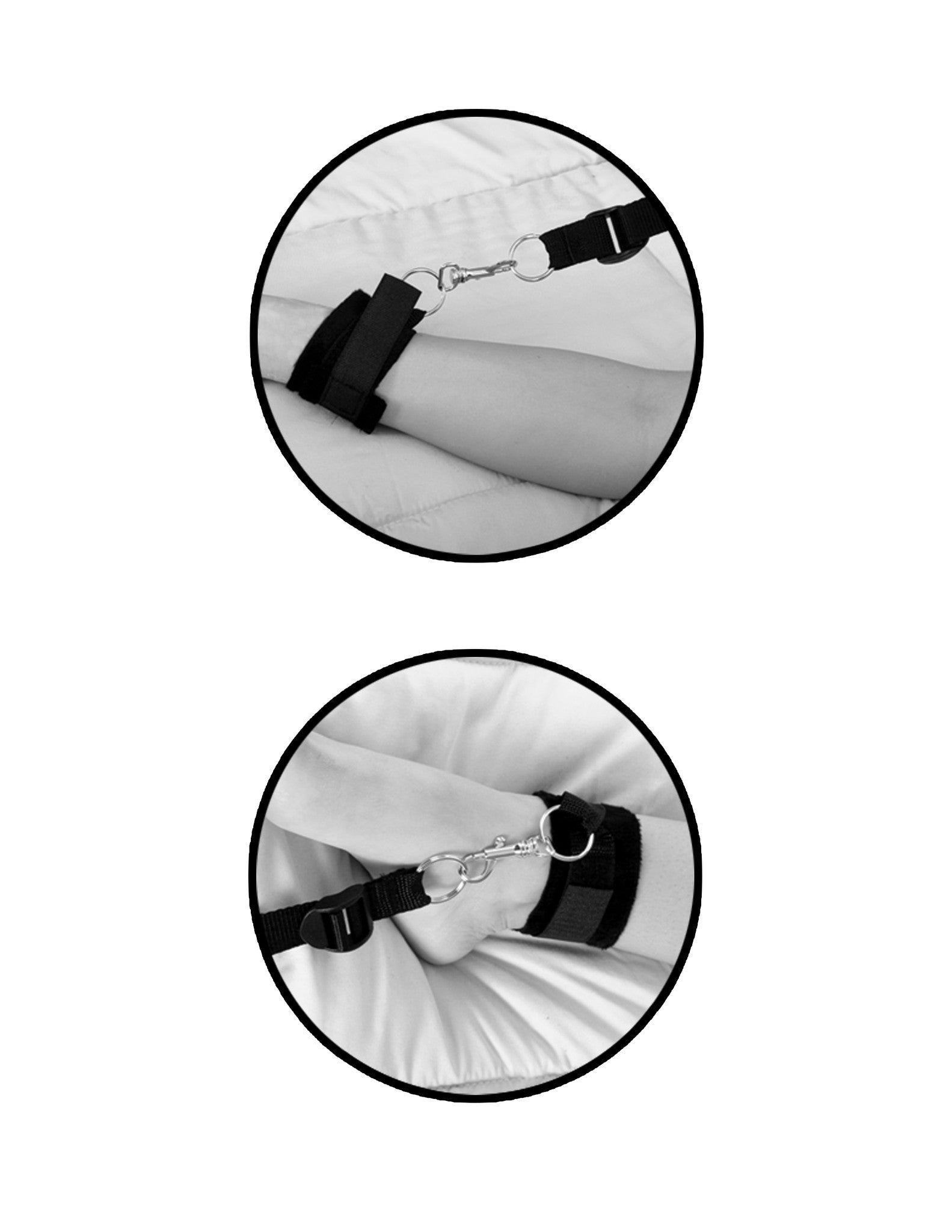 Fetish Fantasy Limited Edition Wraparound Mattress Restraints - Condom-USA
 - 2