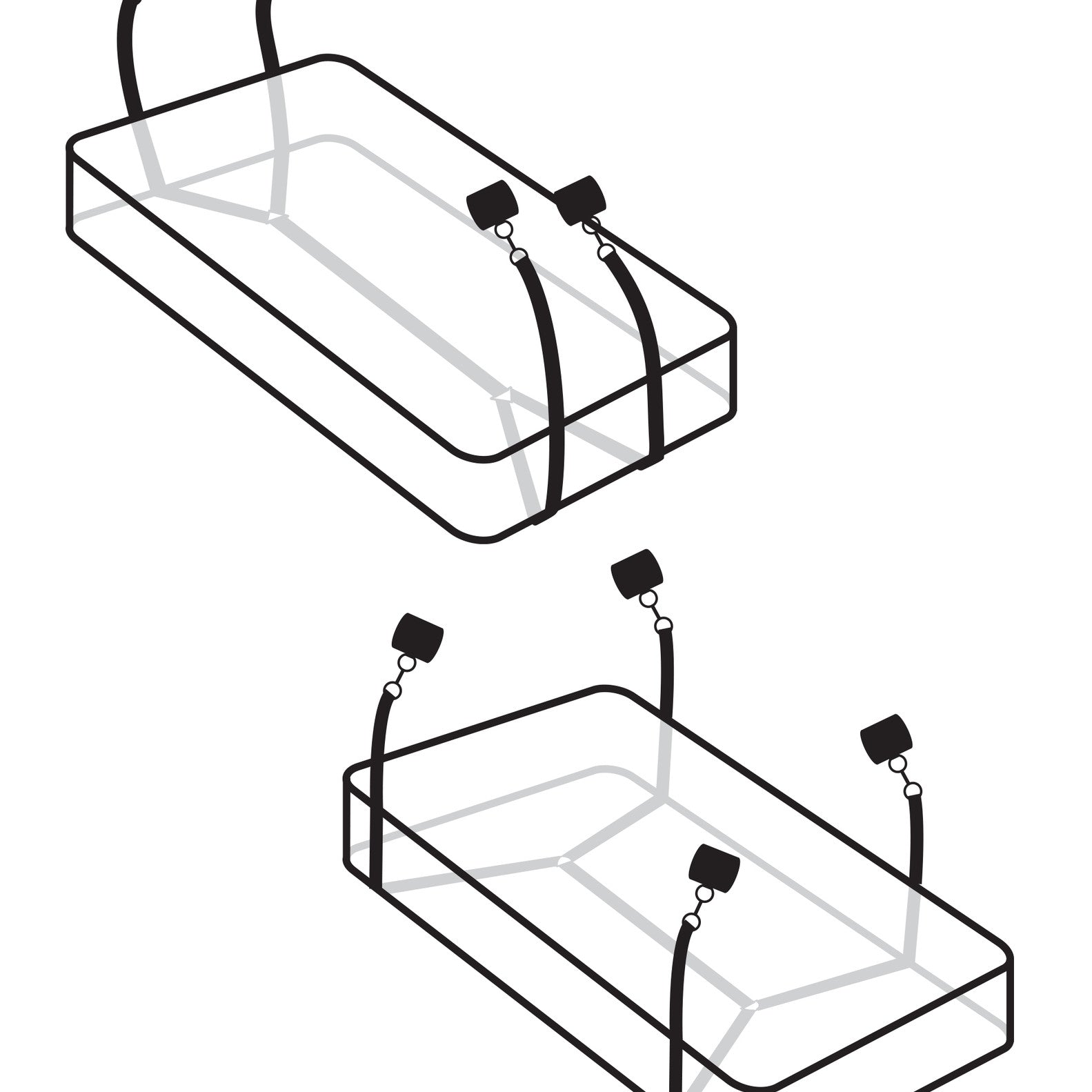 Fetish Fantasy Limited Edition Wraparound Mattress Restraints - Condom-USA
 - 3