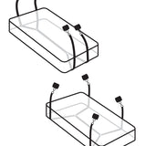 Fetish Fantasy Limited Edition Wraparound Mattress Restraints - Condom-USA
 - 3