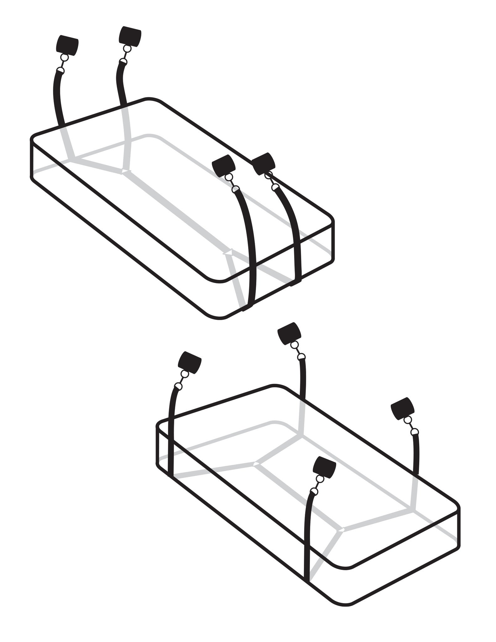 Fetish Fantasy Limited Edition Wraparound Mattress Restraints - Condom-USA
 - 3
