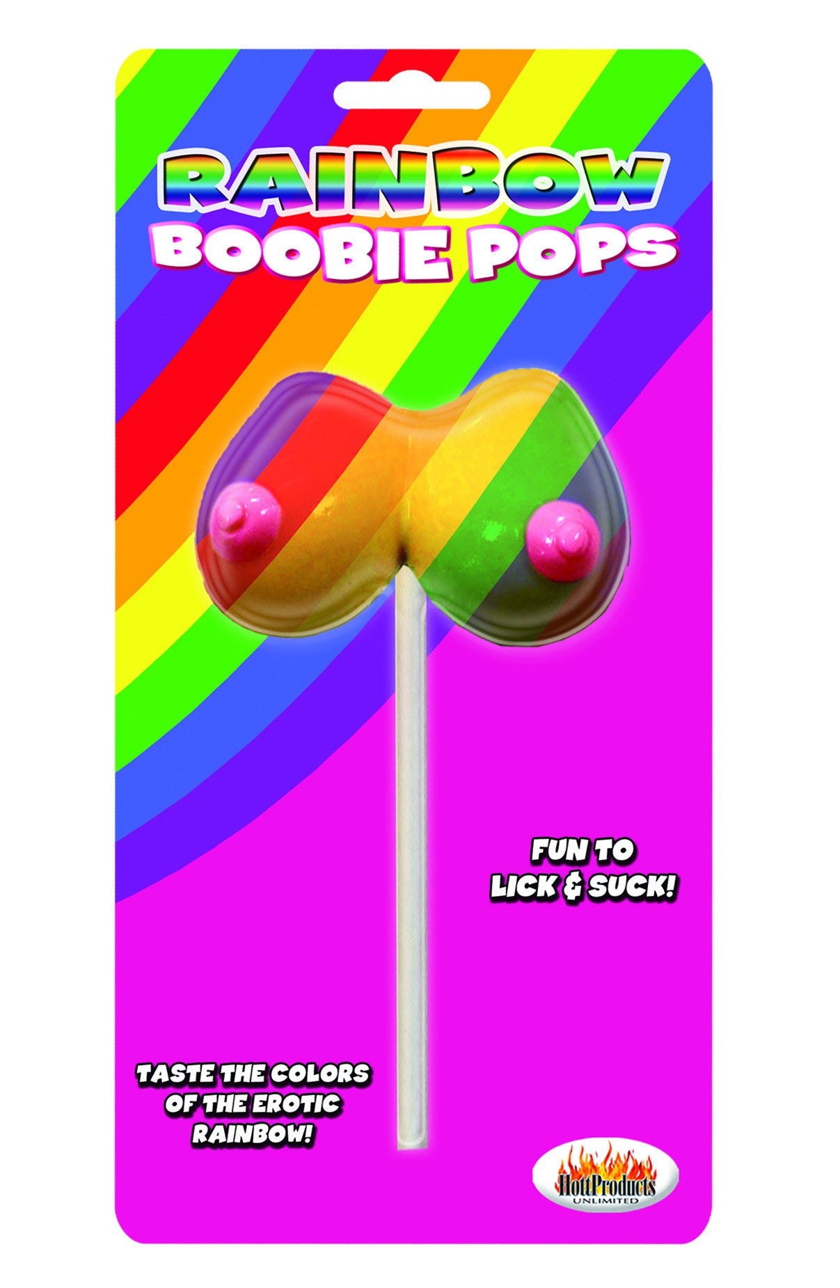 Rainbow Boobie Candy Pop - Condom-USA

