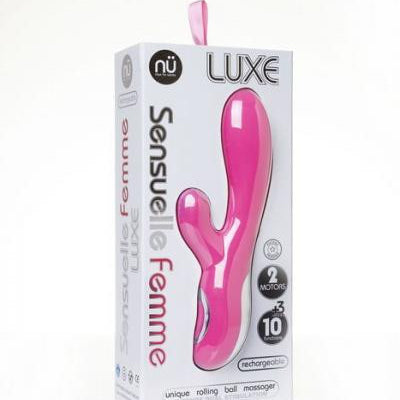 Sensuelle Fun Femme  Rabbit Pink Vibrator-10 Function - Condom-USA
 - 2