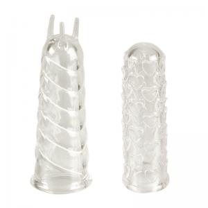 Silicone Finger Teasers -Clear